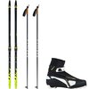 Fischer - Twin Skin Superlite CL Ski Package w/ Poles - Women's - Medium/Black/One Color