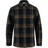 Fjallraven - Singi Flannel Overshirt - Men's - Dark Navy/Wood Brown