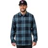 Ocean/Black Plaid