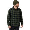 Flylow - Porter Wool Shirt - Men's - Evergreen/Black Plaid