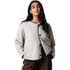 Finisterre - Elowen Button Through Cardigan - Women's - Dove Grey