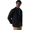 Finisterre - Basset Flannel Lined Jacket - Men's - Black/Deep Sea Check