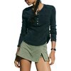 FP Movement - Cool Down Crew Solid Long-Sleeve Top - Women's - Black