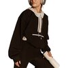 FP Movement - Out Back Layer Hoodie - Women's - Black/White Combo