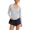FP Movement - Up Next Scoop Layer Long-Sleeve Top - Women's - Heather Grey