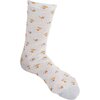 Free People - Floral Jacquard Trouser Sock- Women's - Blue