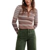 Free People - Level Up Long-Sleeve Top - Women's - Brown Combo