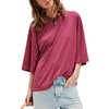 Free People - Wtf Perfect Oversized T-Shirt - Women's - Glass Roses