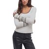Free People - Aspen Thermal Long-Sleeve Top - Women's - Sand Combo