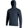 Florence Marine X - Sun Pro Adapt Long-Sleeve Hooded UPF Shirt - Men's - Heather Navy