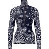 Goldbergh - Toriko Ski Pully Top - Women's - Bandana Paisley Blue