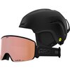 Giro - Sario MIPS Helmet + Ella Goggle - Women's - Mt Blk/Blk/Rls Rs Gld