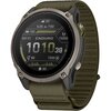 Garmin - Enduro 4 Sport Watch - Titanium/Dark Olive