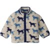 Hatley - Lab Silhouette Mockneck Faux Sherpa Jacket - Toddler Boys' - White Smoke