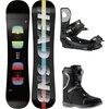 Head USA - Defy Youth w/ JR BOA + LytRide Jr Snowboard Package - Kids' - Blk/Blk/Blk