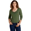 Toad&Co - Foothill Pointelle Henley Long-Sleeve Shirt - Women's - Epidote