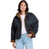 Toad&Co - Manzana Quilted Sherpa Jacket - Women's - Midnight Floral Print
