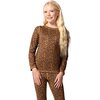 Hot Chilly's - Micro-Elite Chamois Print Crew Top - Kids' - Classic Leopard