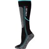 Hot Chilly's - Elite Mid Volume Sock - Women's - Black/Aqua