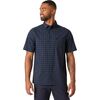 Navy Vika Micro Plaid