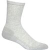 Icebreaker - Lifestyle Light Crew Sock - Women's - Blizzard Heather