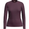 Icebreaker - 200 Oasis Long Sleeve Crewe - Women's - Dark Berry