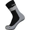 Icebreaker - Merino Hike+ Medium Crew Across the Peaks Sock - Women's - Black/Alloy/Snow