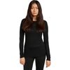 Icebreaker - Merino 200 ZoneKnit Long-Sleeve Crew Baselayer Top - Women's - Black