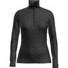 Icebreaker - Merino 260 Oasis Vertex Alpine Geo 1/2-Zip Top - Women's - Black/Snow/J