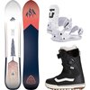 Jones Snowboards - Dream Weaver 2.0 Snowboard + Legacy Binding + Encore Pro - White/Grey/Black/Marshmallow