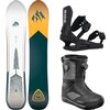Jones Snowboards - Frontier 2.0 Snowboard + C-8 Binding + STW Double BOA Boot - White/Black/Black/Dk Grey