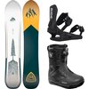 Jones Snowboards - Frontier 2.0 Snowboard + C-8 Binding + STW Double BOA Boot - White/Black/Black