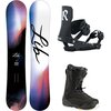 Lib Technologies - Cortado Snowboard + Specter Binding + Bianca TLS Boot - One Color/Black/Black