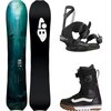 Lib Technologies - T.Rice Orca Snowboard + Union Falcor Binding + Aura Pro Boot - One Color/Black/Black/White