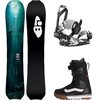 Lib Technologies - T.Rice Orca Snowboard + Union Falcor Binding + Aura Pro Boot - One Color/Haze/Black/White