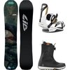 Lib Technologies - Apex Orca II w/ Reset Pro + Falcor Snowboard Package - OneCol,Bianco,Black
