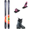 Line - Pandora 99 Ski + Squire 11 + Cabrio MV 85W Boot - 2026 - One Col,Rose/Blk,Blk/Antr