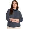 L.L.Bean - The Original Double L Rollneck Birdseye Sweater - Women's - Classic Navy/Sea Salt Birdseye