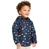 L.L.Bean - Fleece-Lined Insulated Print Jacket - Toddlers' - Carbon Navy Tossed Beans