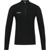 Mammut - Tree Wool Thermal FL 1/2-Zip Long-Sleeve Top - Men's - Black