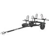 Malone Auto Racks - MicroSport Off-Road 2 Kayak Trailer With Spare Tire - Black