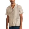 Tan/Navy Stripe