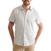 Marine Layer - Selvage Stretch Short-Sleeve Shirt - Men's - Blue Mini Stripe
