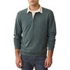 Marine Layer - Sueded Rugby Polo - Men's - Balsam Green