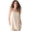 Cream/Taupe Stripe
