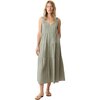 Marine Layer - Button Through Corinne Dobby Dress - Women's - Sea Spray