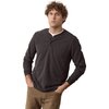 Marine Layer - Luxe 250 Henley - Men's - Java Heather