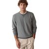 Marine Layer - Relaxed Cloud 9 Terry Crewneck Sweatshirt - Men's - Balsam Green Stripe