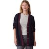 Marine Layer - Varsity Cardigan - Women's - Navy