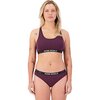 Mons Royale - Sierra Sports Bra - Women's - Fig/Black